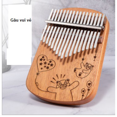 Đàn kalimba 17 phím TONIC gỗ Đàn hương nguyên khối Mahogany CEGA55986- Nhiều mẫu lựa chọn