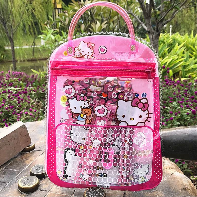 Bộ Dụng Cụ Học Tập 7 Trong 1 Họa Tiết Xinh Xắn Cho Trẻ Em