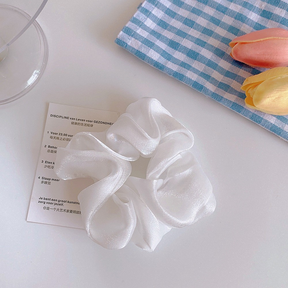 [Phụ Kiện Tiệm nhà Bee] Dây Buộc Tóc Scrunchies vải voan Nữ Tính Thời Trang Phong Cách Hàn Quốc Ngọt Ngào Dễ Thương