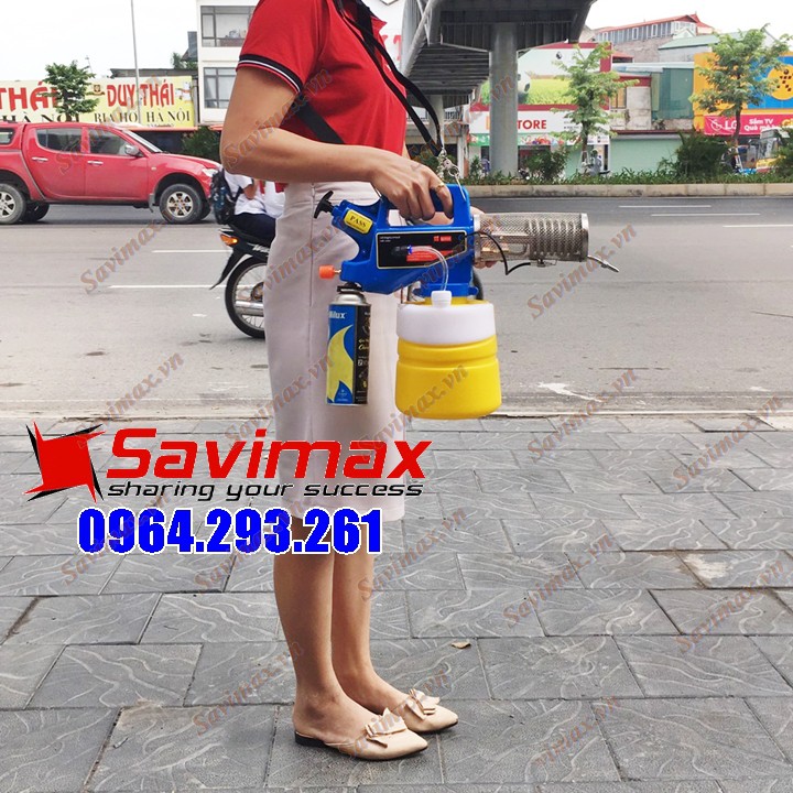 Máy phun khói diệt côn trùng bảo vệ thực vật SAVIMAX 3000 Gold - Bình chứa 2 lít