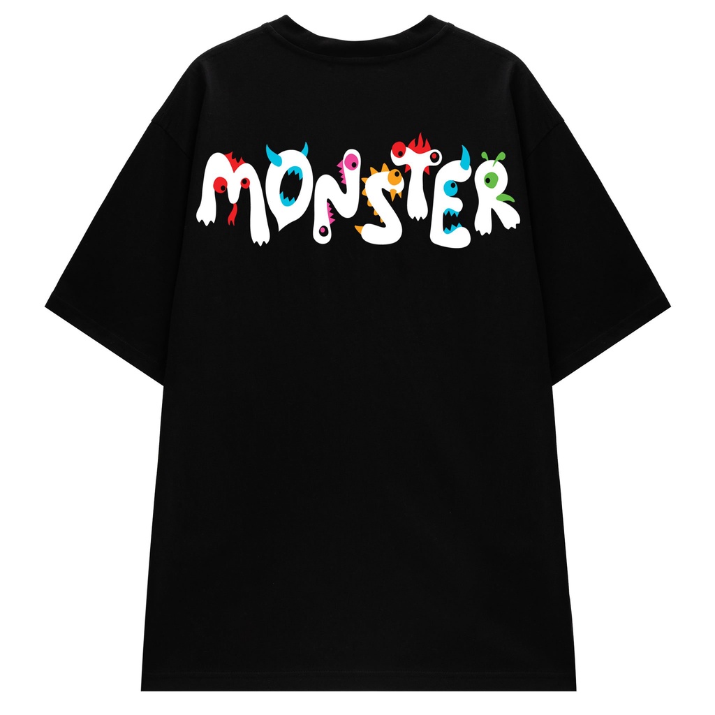 Áo Thun Local Brand Something AT Monster