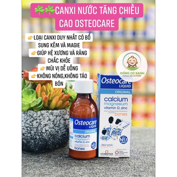 Canxi nước Osteocare Liquid 200ml của Uk