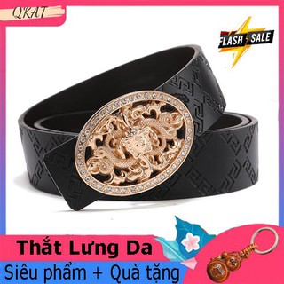 Thắt lưng da nam cao cấp-Da thật 100%-Độc lạ-Bảo hành 1 đổi 1-Bền-Đẹp-Giá Tốt-Quà tặng hấp dẫn