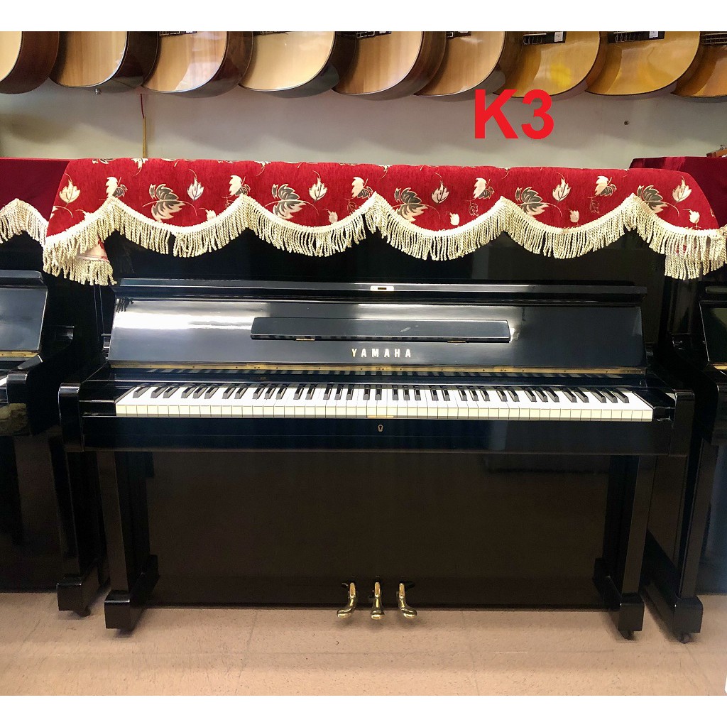 Khăn phủ đàn piano upright gấm dạ siêu đẹp nhiều màu