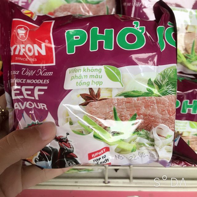 Combo 10 Gói Phở Bò - Phở Gà Vifon 65g