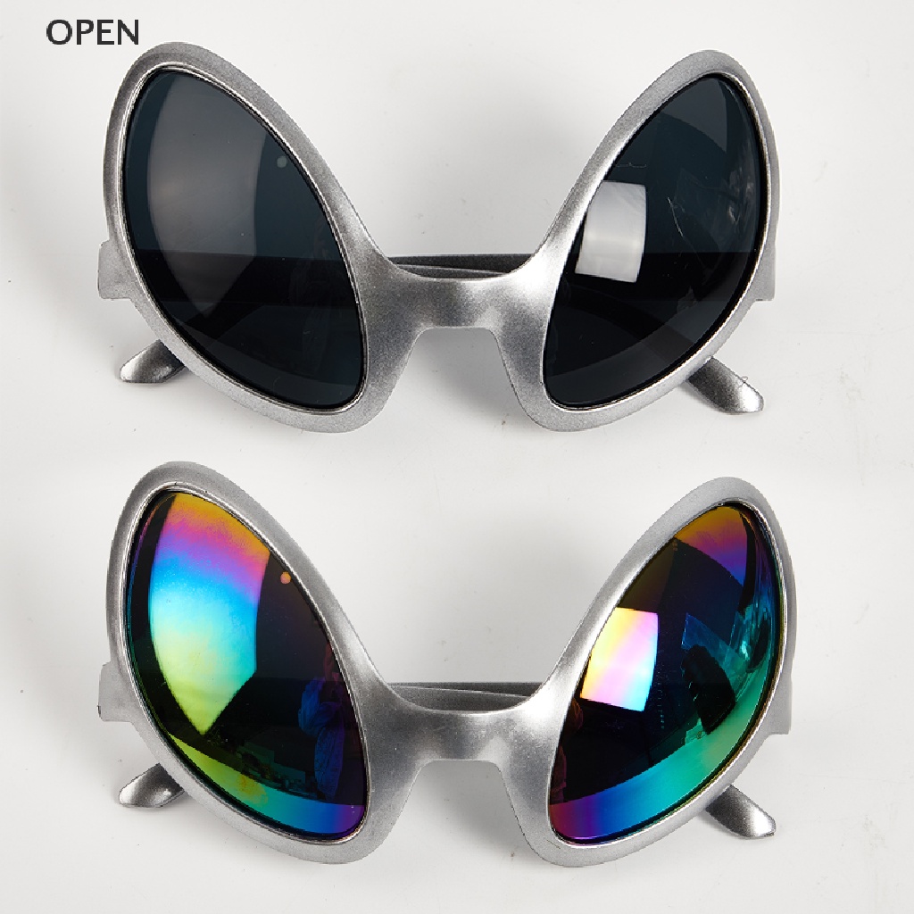 op Funny Aliens Costume Glasses Rainbow Lenses ET Sunglasses Halloween Party Props  my