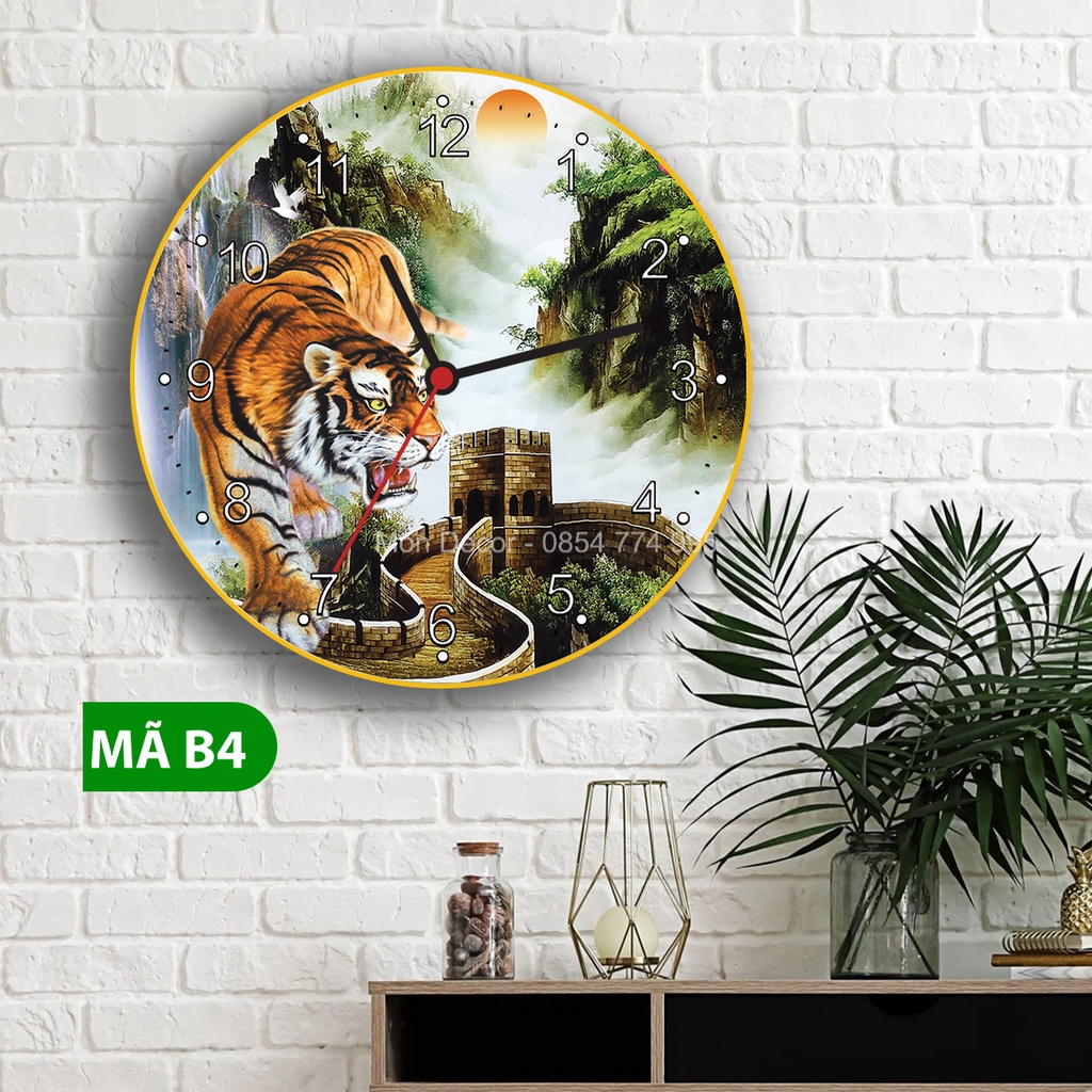 Đồng Hồ Treo Tường Kim Trôi Tráng Gương 3D Chất Lượng Cao Cấp các mẫu TẶNG KÈM PIN + MÓC TREO