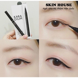 bút dạ kẻ mắt không len karadium