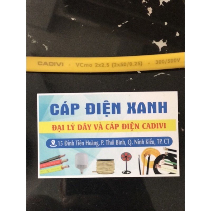 (Giá Sốc) (Bán lẻ theo mét) Dây Điện Đôi 2 Lớp Vỏ VCMO Cadivi 2x1.5 - 2x2.5 - 2x4 - 2x6 Hàng Chính Hãng