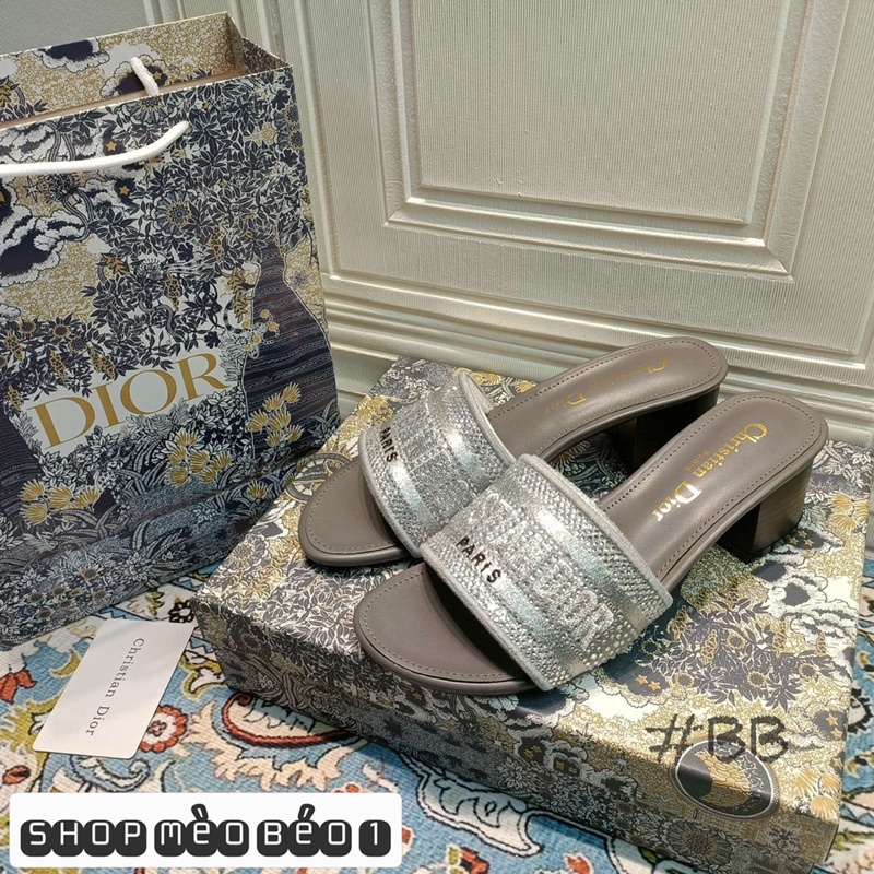 Guốc cd quai đá ngang gót vuông fullbox