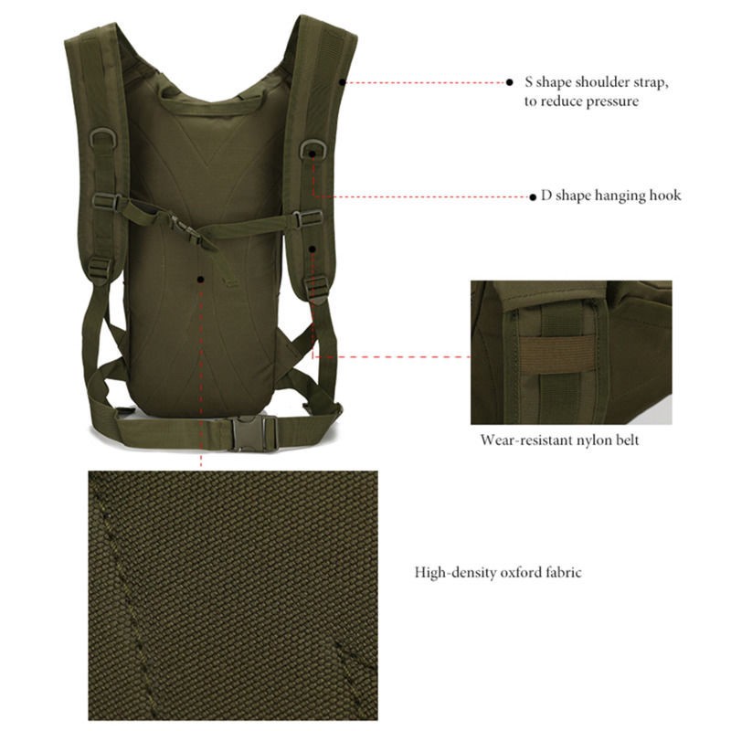 Ba Lô Du Lịch Chống Thấm Nước, Dung Tích 15L