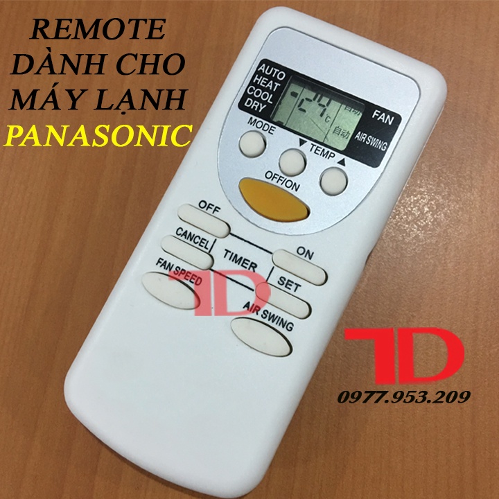 Remote máy lạnh, điều khiển dành cho máy lạnh Panasonic nút cam