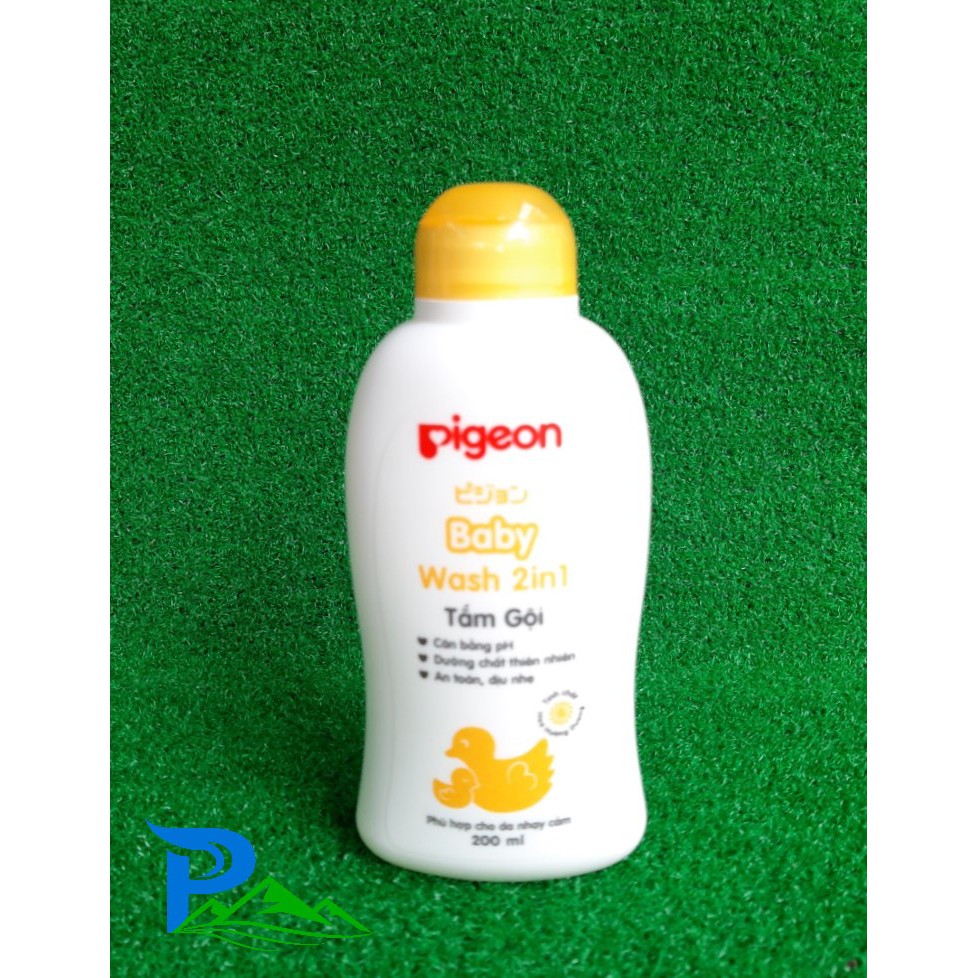 Sữa tắm gội Pigeon chai 200ml MỚI