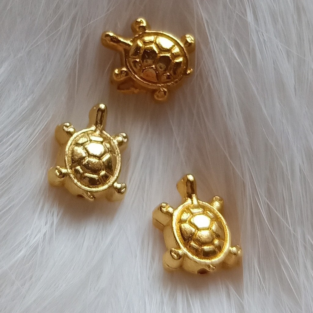 weiweijewelry/Mặt Dây Chuyền Hình Chú Rùa Vàng May Mắn Phong Cách Nhật Bản