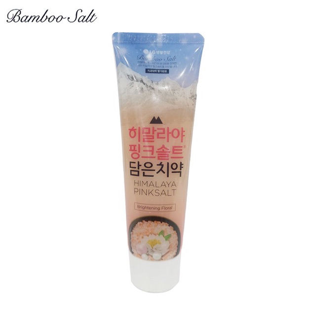 Thanh Hoá - KEM ĐÁNH RĂNG MUỐI HỒNG  BAMBOO SALT HIMALAYA PINK SALT BRIGHTEING FLORAL MINT - TRẮNG RĂNG 100G