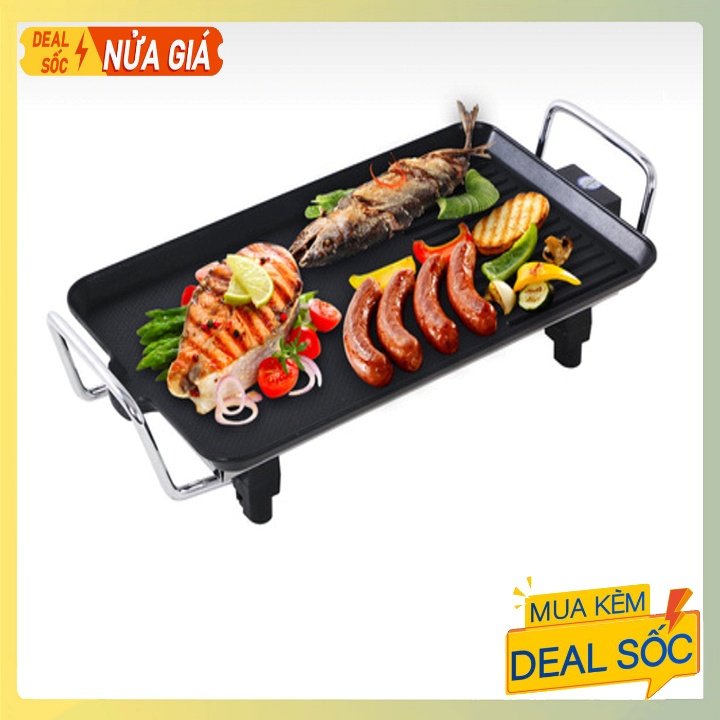 Bếp Nướng Điện Không Khói BBQ 1350W - Hàng loại 1 an toàn, chất lượng