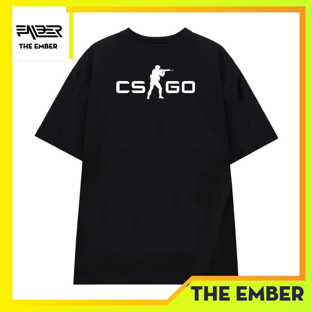 Áo CSGO Doge sticker cute 100% cotton dáng oversize