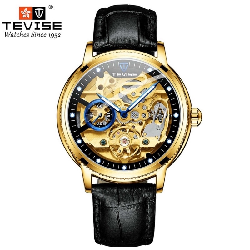 Đồng Hồ Nam Tevise Cơ Cao Cấp Lộ Máy