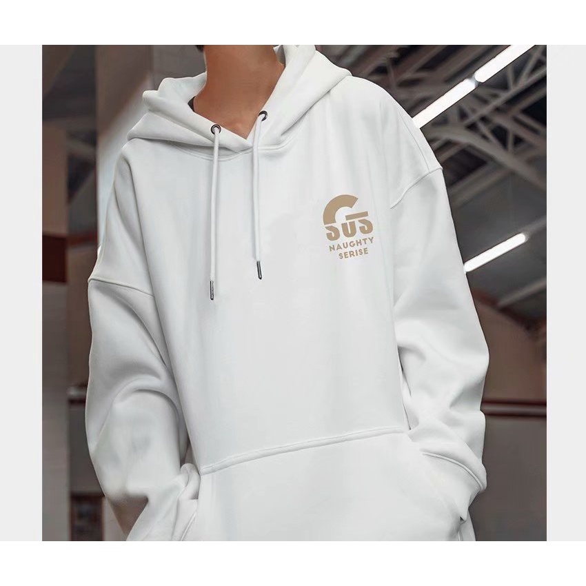 Áo hoodie dáng rộng in họa tiết hoạt hình phong cách Hàn Quốc thời trang cho nam size M-5XL