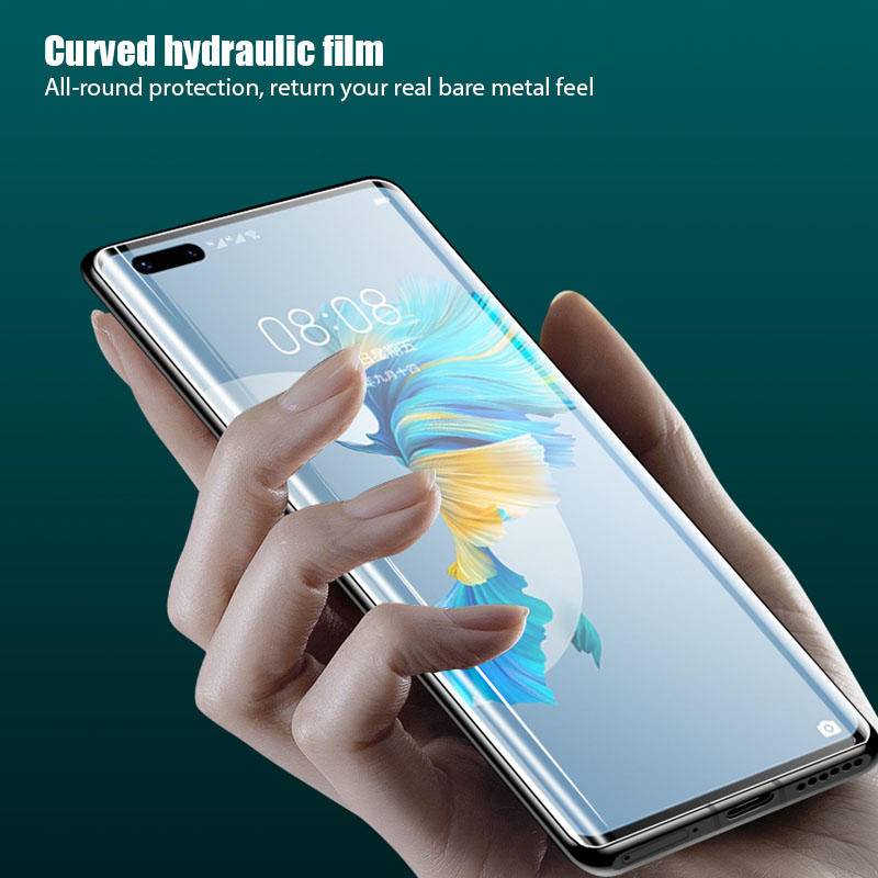 Miếng Dán Màn Hình TPU Hydrogel 360 Độ Chống Sốc Cho Huawei P50 P40 P30 Pro Mate 30 40 Pro Honor 50 Pro
