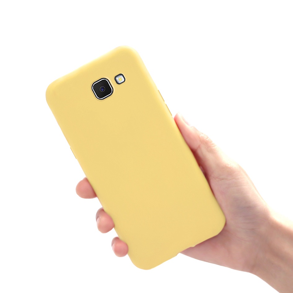 Ốp điện thoại mềm màu kẹo ngọt chống sốc cho Samsung Galaxy J7 Prime G610F G610Y/ DS J7 Prime 2 G611FF