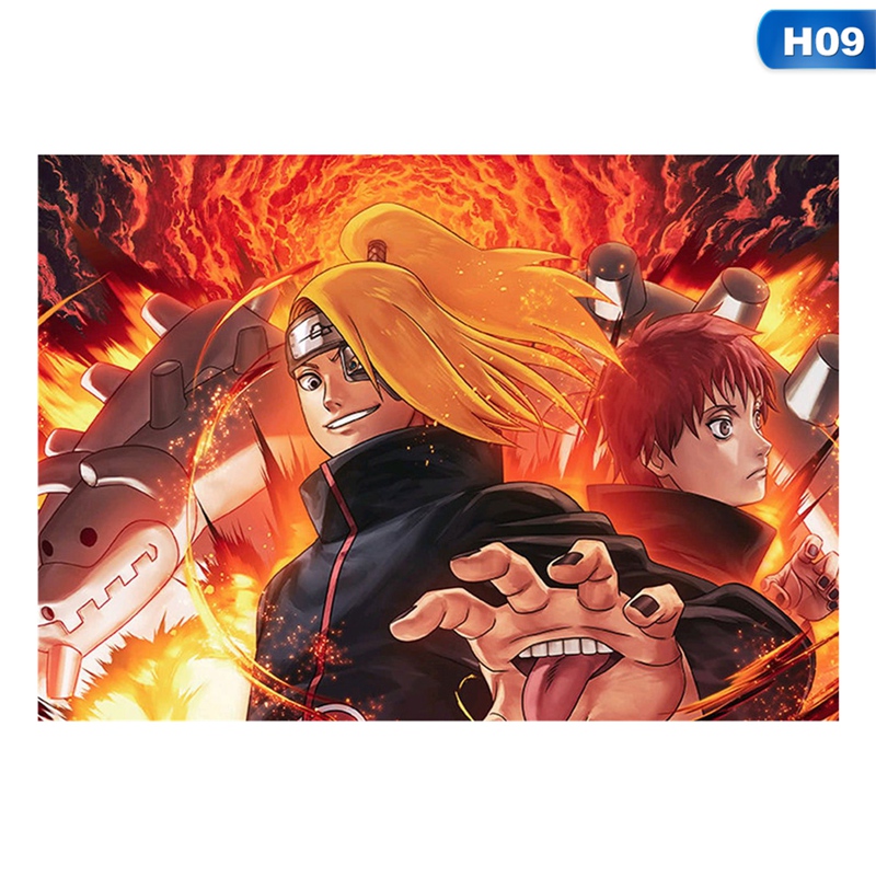 Áp Phích Trang Trí Nội Thất Hình Naruto Shippuden 29x42cm Sasuke 002