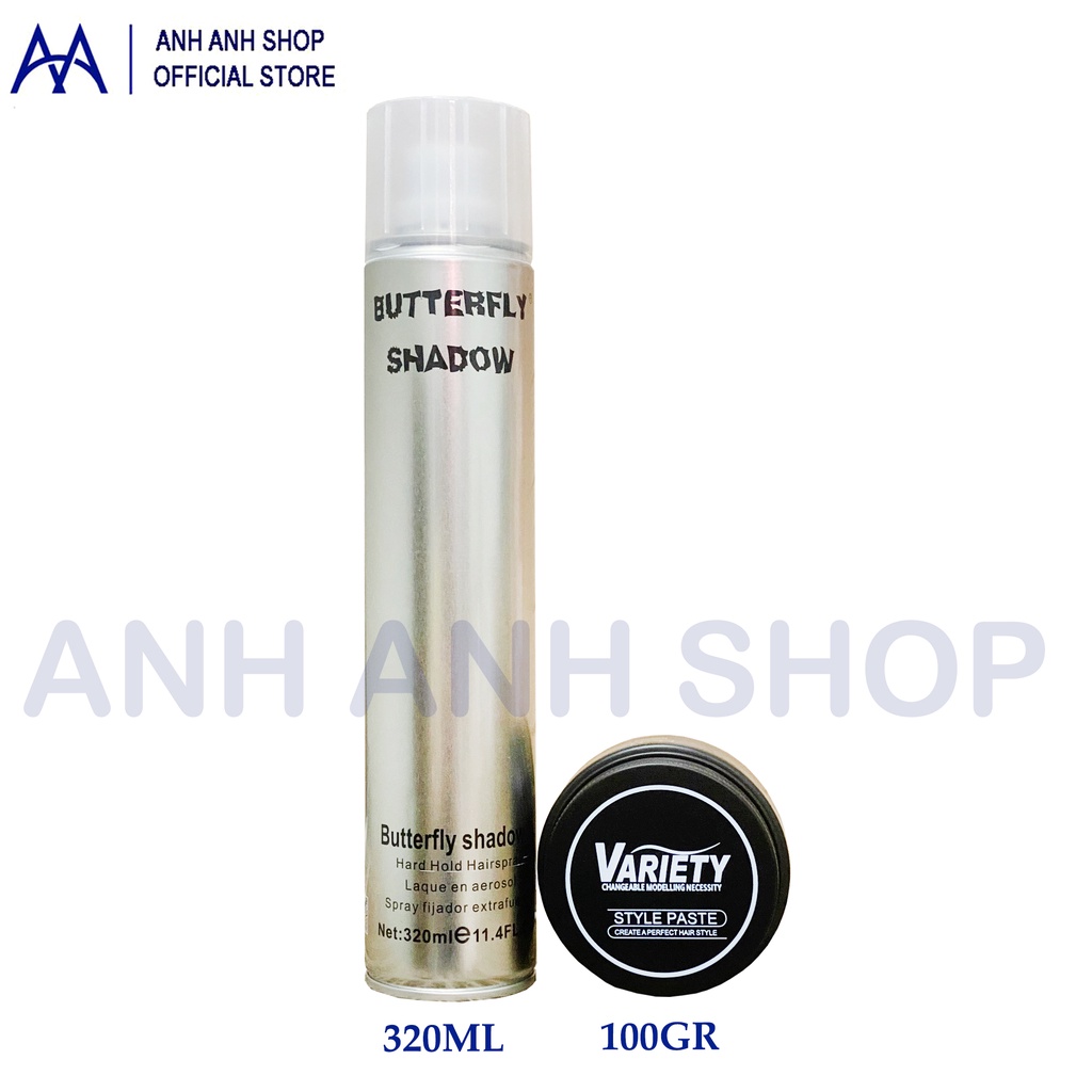Combo gôm shadow 320ml + 1 sáp vareity Chính hãng