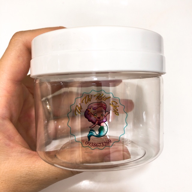 Hộp nhựa nắp 2 tầng/ 150ml/ Hủ slime///