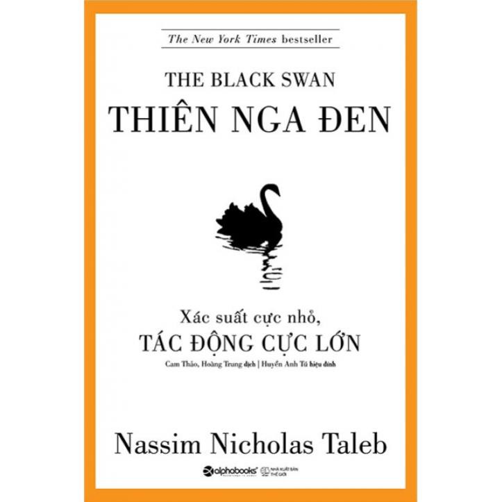 Sách AlphaBooks - Thiên Nga Đen - Xác Suất Cực Nhỏ, Tác Động Cực Lớn (Tái bản 2020)