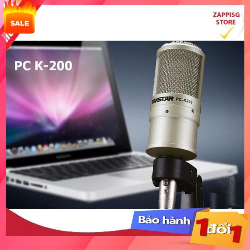 Micro thu âm không cần soundcard,Mic thu âm PC- K200  - Bảo hành 1 đổi 1 .