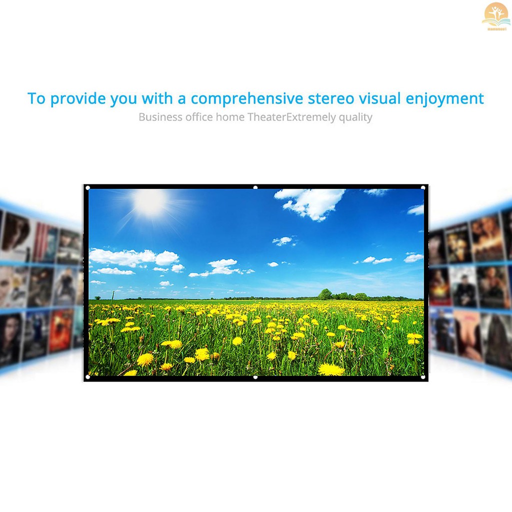 Màn Hình Máy Chiếu Treo Tường H120 120 "hd 16: 9 120 Inch