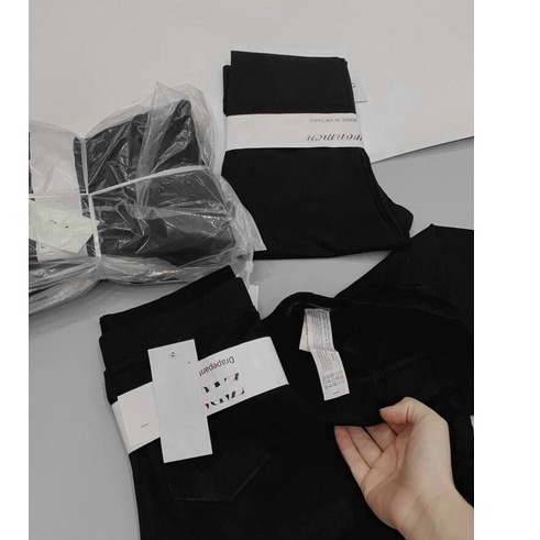 Legging Nữ Dáng Dài Ôm Chấn, Quần Nữ Co Dãn 4 Chiều Mix Áo Sơ Mi Siêu Thoải Mái