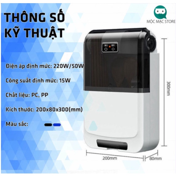 Hộp Sấy Đũa Thìa Khử Khuẩn Tia UV Dán Tường Công Nghệ Sát Trùng Hoàn Hảo