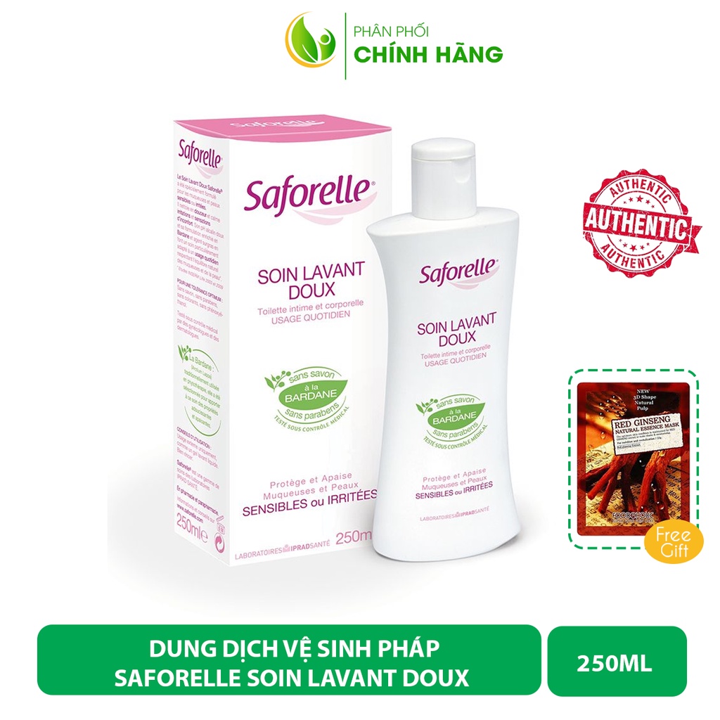 [CHÍNH HÃNG] Dung Dịch Vệ Sinh Phụ Nữ Saforelle Pháp 250ml