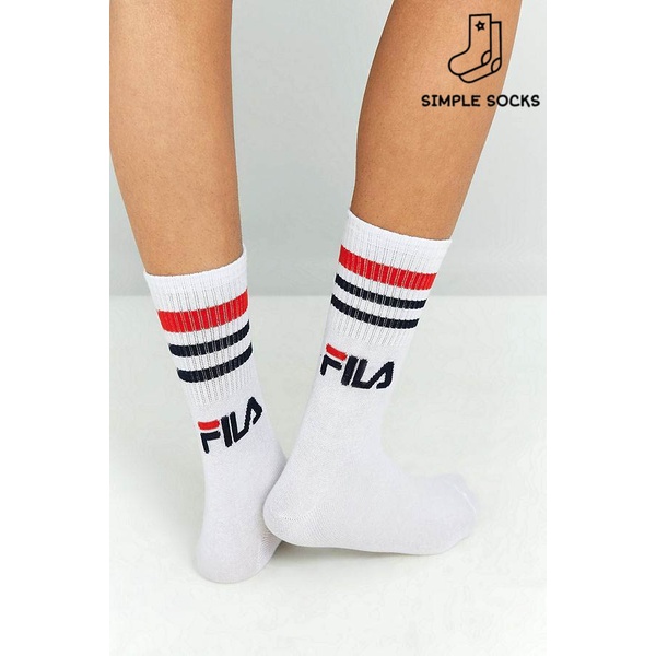 Tất  Fila 💖FREESHIP💖 Vớ Cổ Cao Nam Nữ Unisex Cao Cấp - Tất Dầy Dặn Cao Cấp Chống Hôi Chân