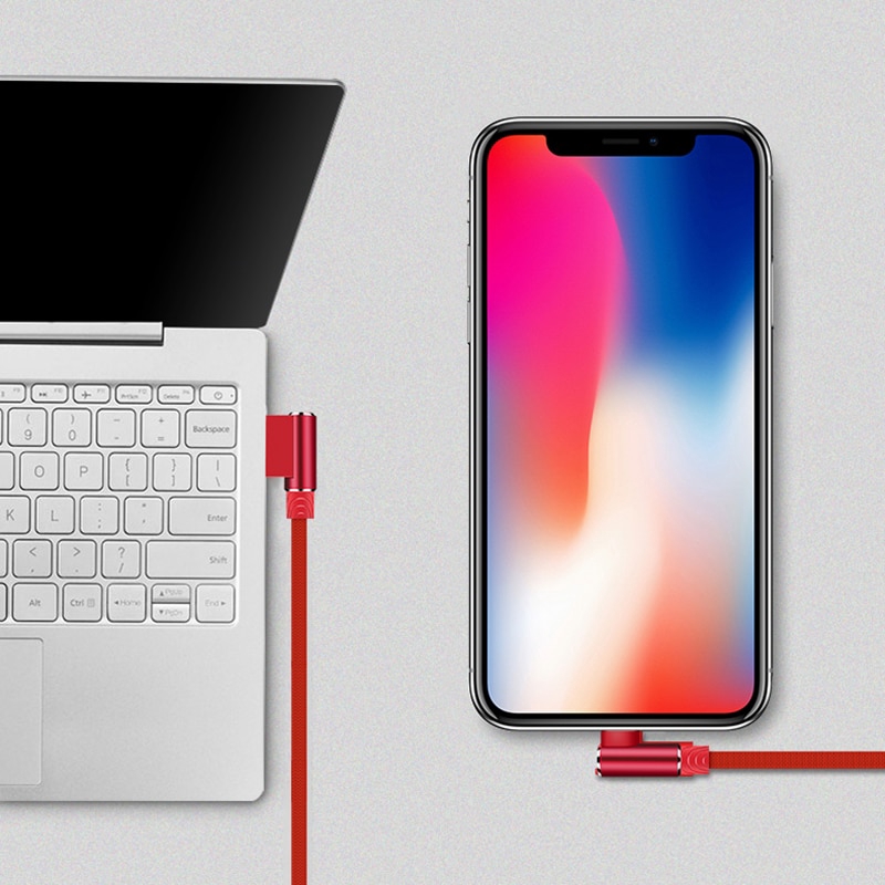 Cáp sạc nhanh cổng USB thiết kế 90 độ cho IPX XR XS MAX 12 12Pro 12pro max 12 mini 6 S 6S 7 8 Plus