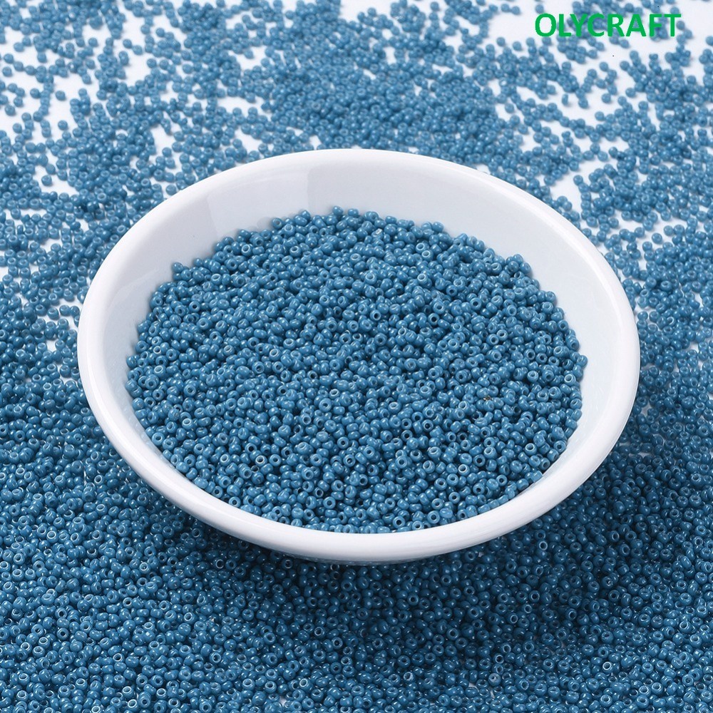 Bộ 1100 Hạt Xâu Chuỗi Nhiều Màu Sắc Kích Thước 10g 2x1.3mm Kích Thước 11/0 Lỗ 0.8mm Dùng Làm Trang Sức