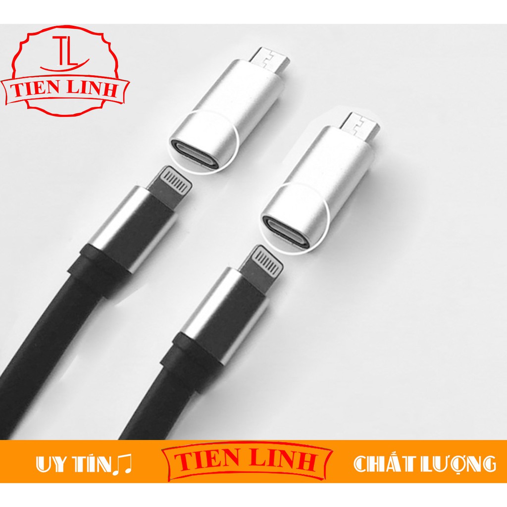Combo 2 đầu chuyển đổi từ Lightning sang Micro usb