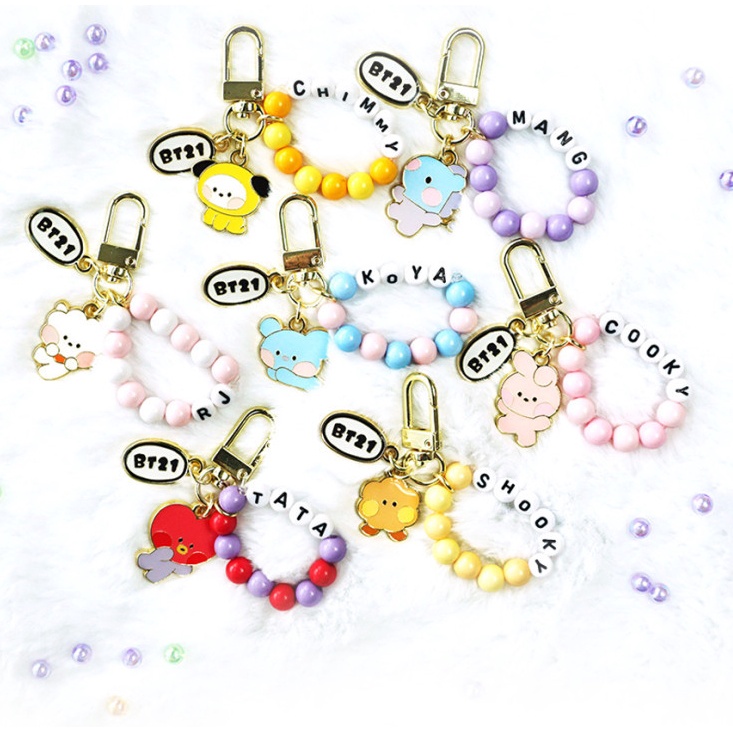 Móc Khóa Kim Loại Minini BT21