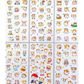 Set 6 miếng sticker mèo máy Pikachu
