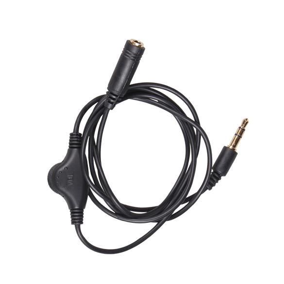 ✪Dây Cáp Nối Dài Tai Nghe 3.5mm 1M Có Nút Điều Chỉnh Âm Lượng
