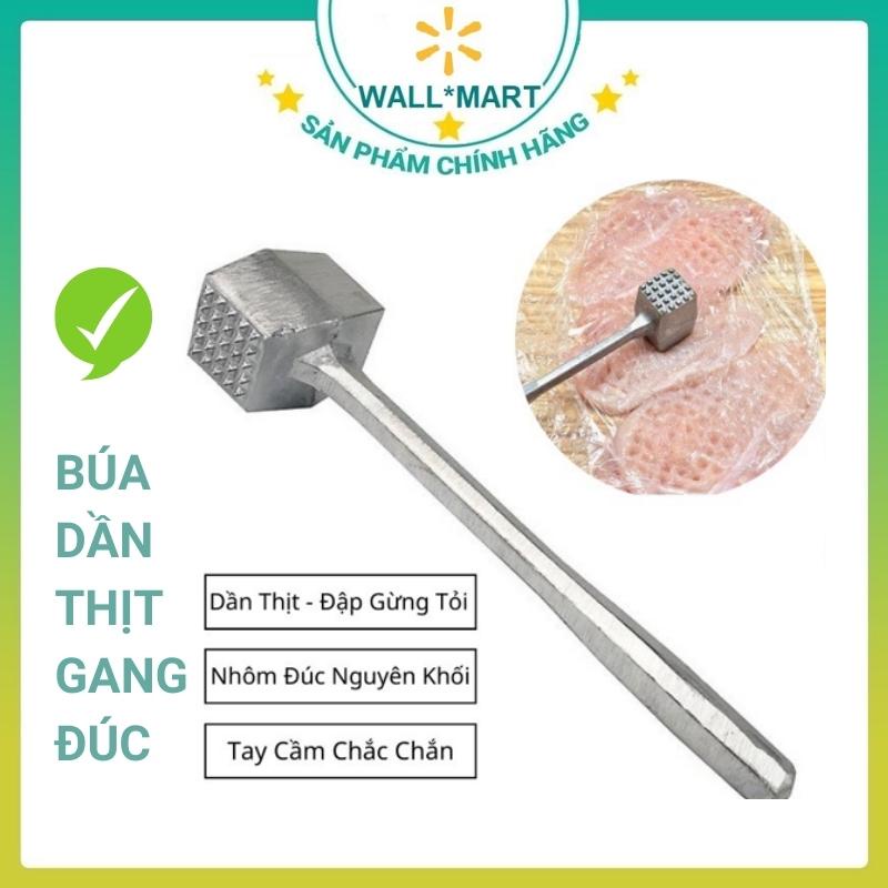 Búa đập thịt đập tỏi đa năng gang đúc nguyên khối chống gỉ WALLMART WM112