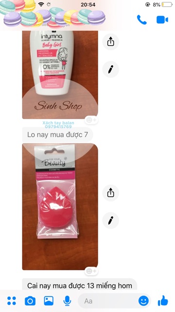 Dung Dịch Vệ Sinh AA Intymna Baby Girl cho bé gái