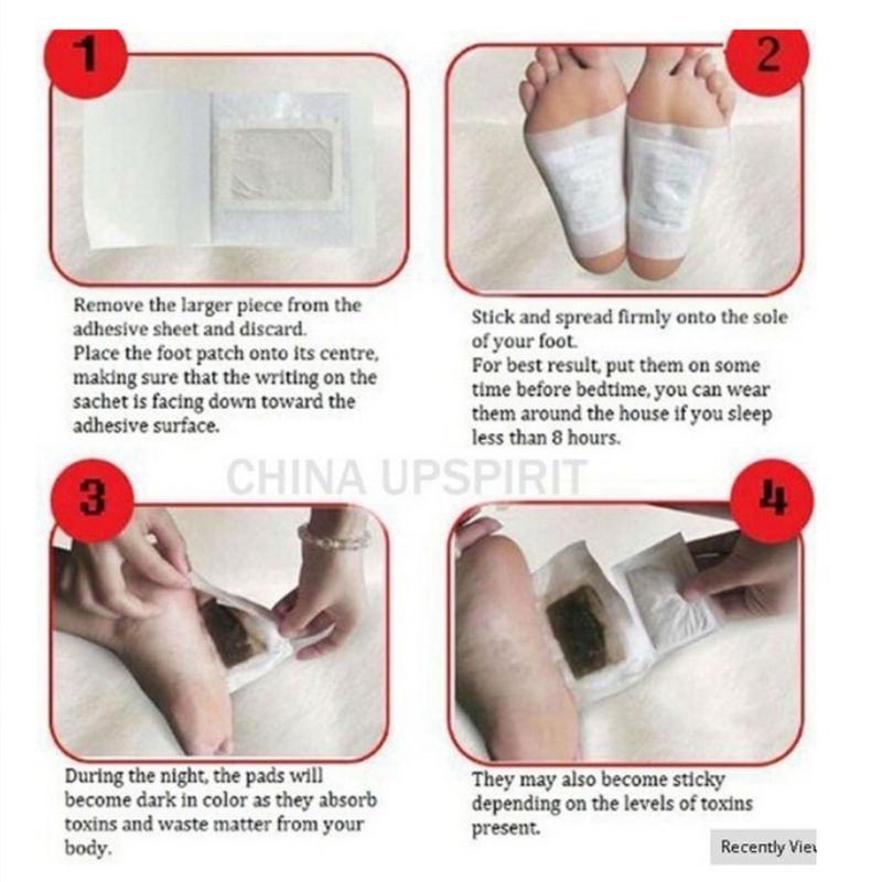 [Hàng mới về] Set 10 miếng dán chân thải độc với chiết xuất giấm tre làm sạch da và cải thiện giấc ngủ hiệu quả