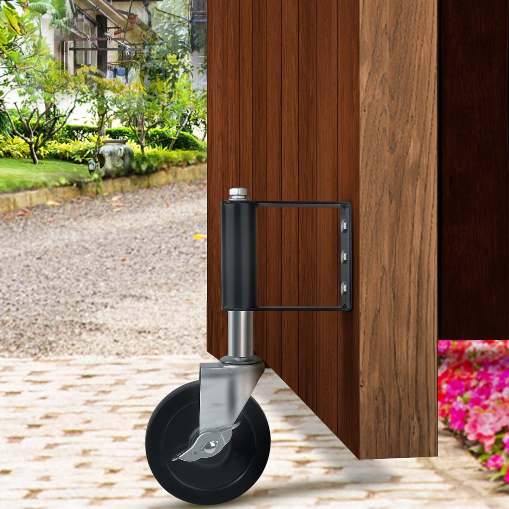 Wisconsin059 Lò xo có tải bánh xe Cổng Caster 4in 3 lỗ Phụ kiện cửa hạng nặng cho nhà máy