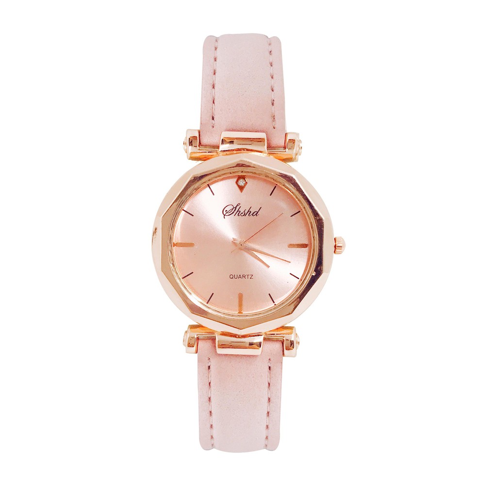 Đồng hồ nữ SHSHD dây da lấp lánh duyên dáng thời trang | BigBuy360 - bigbuy360.vn
