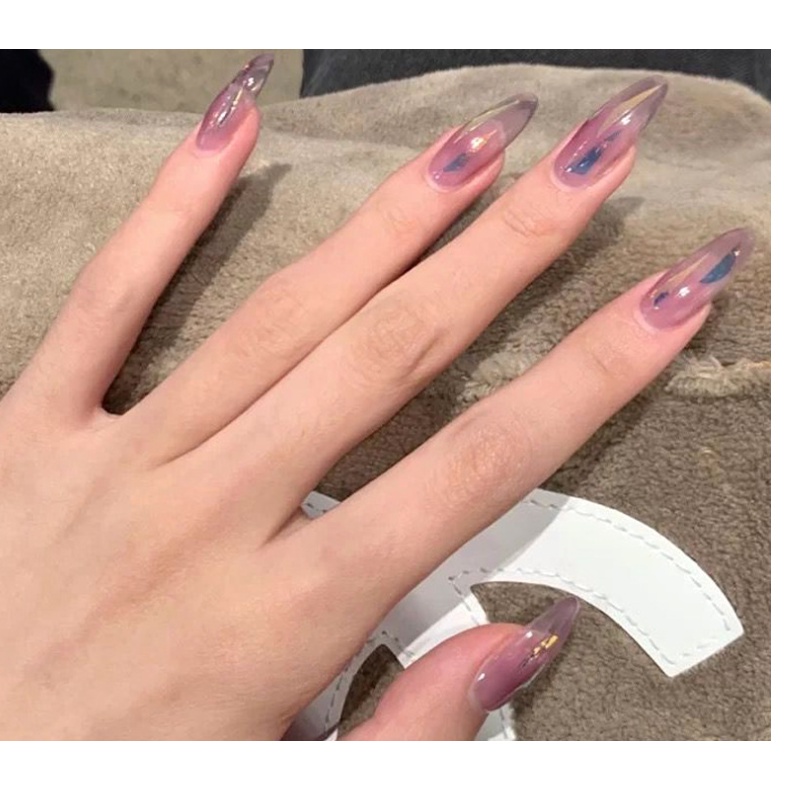 bóng kính giấy thủy tinh trang trí nail