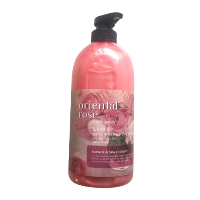 Sữa tắm massage hương hoa hồng Welcos Oriental Rose Shower Gel  750ml hàng nhập khẩu