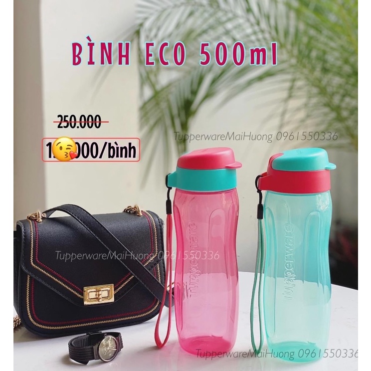 bình eco bottle 500ml gen 2 kèm dây