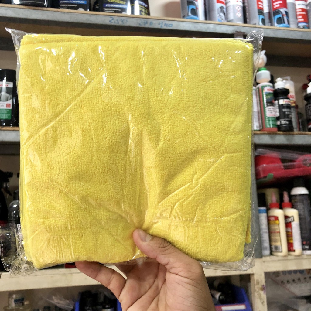 KHĂN LAU XE SIÊU MỀM WURTH MICROFIBER TOWEL 400G 40X40CM (MÀU TỰ CHỌN)